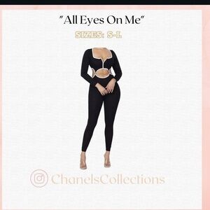 Black Cutout Jumpsuit